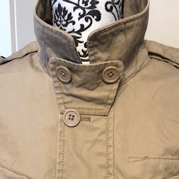 J. Crew Tan Utility Jacket. Size 8 - Picture 13 of 15